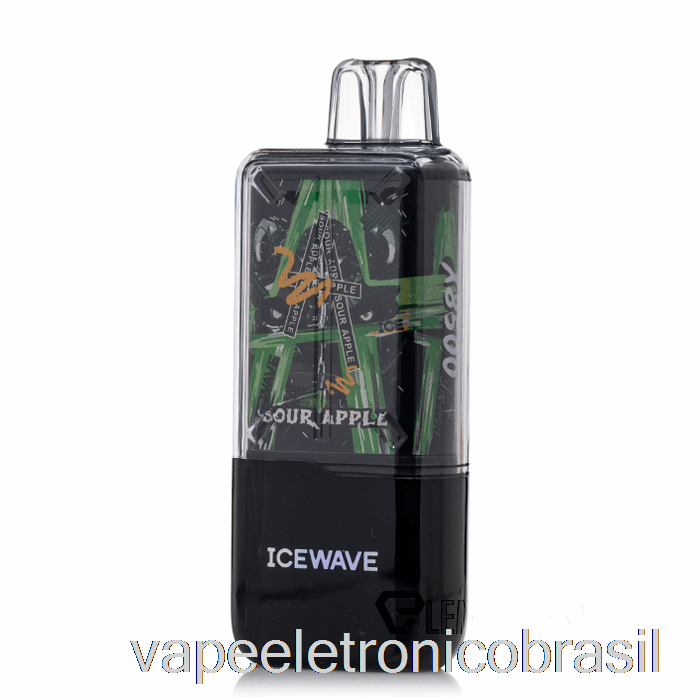 Vape Recarregável Icewave X8500 Descartável Sour Apple